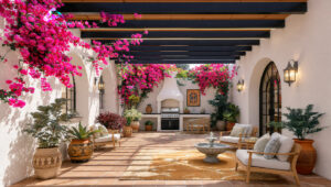 Como decorar un patio con estilo de una casa en Trujillo