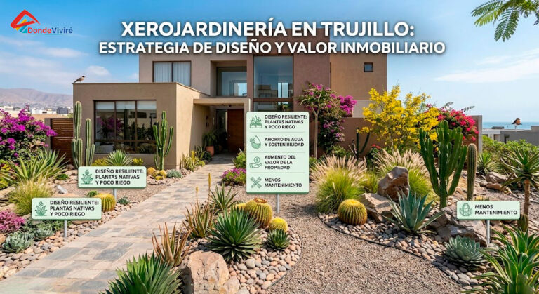Xerojardinería para casas en Trujillo